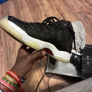 Jordan Retro 11 Black White with Translucent Sole